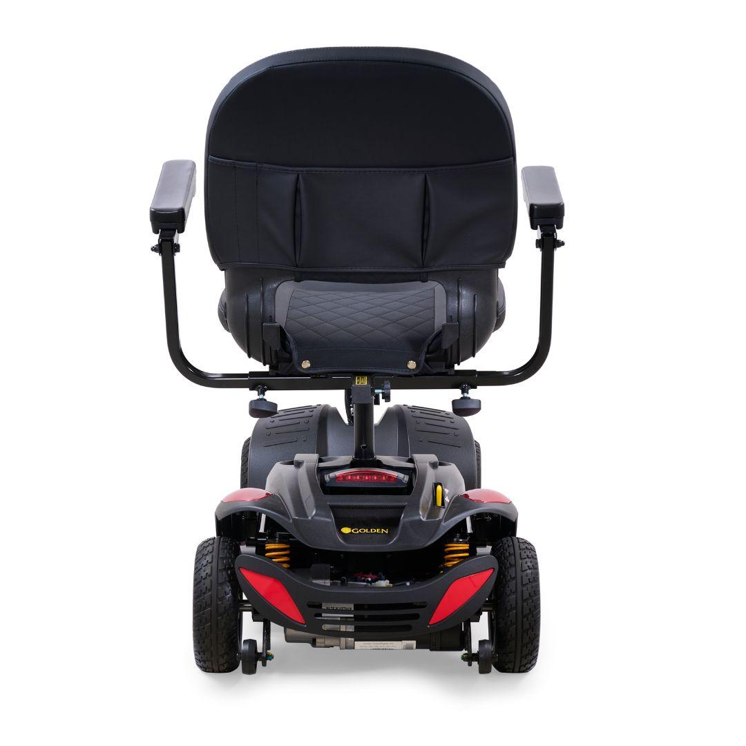 Golden Buzzaround EX four-wheel mobility scooter, side view