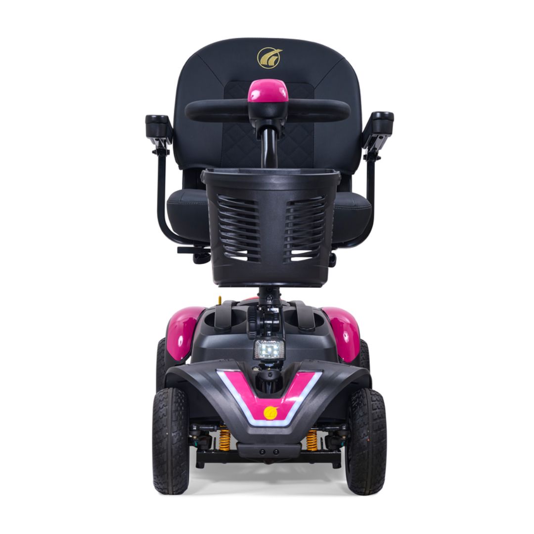 Golden Buzzaround EX four-wheel mobility scooter, side view