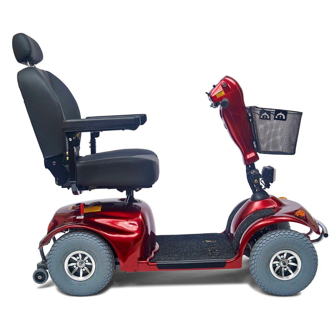 Golden Avenger four-wheel heavy-duty mobility scooter, side view