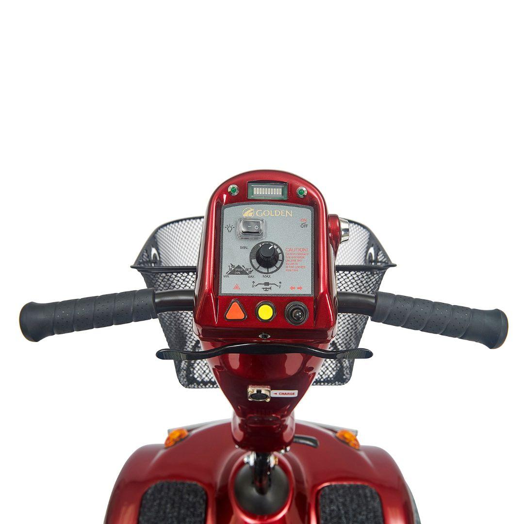 Golden Avenger four-wheel heavy-duty mobility scooter, side view