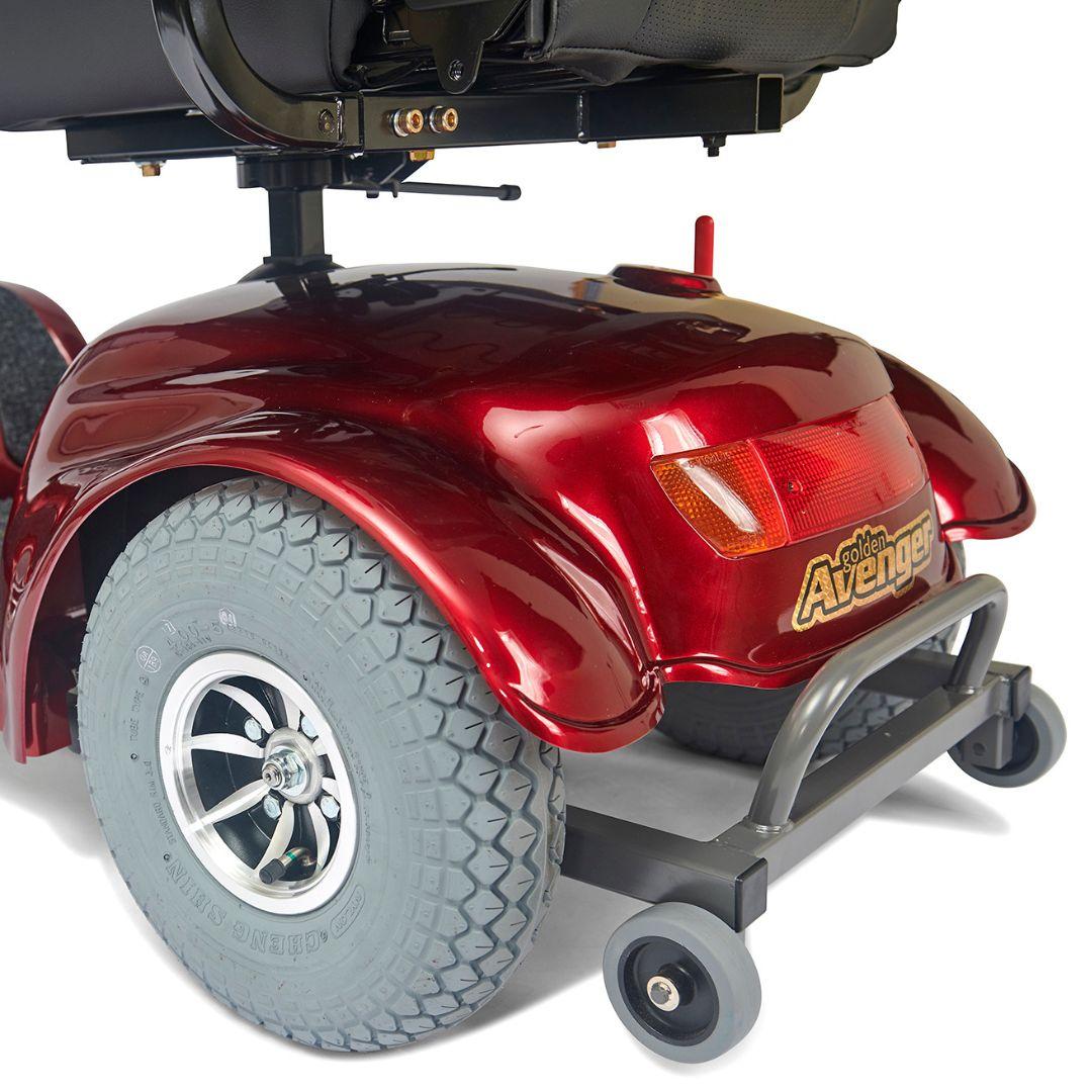 Golden Avenger four-wheel heavy-duty mobility scooter, side view