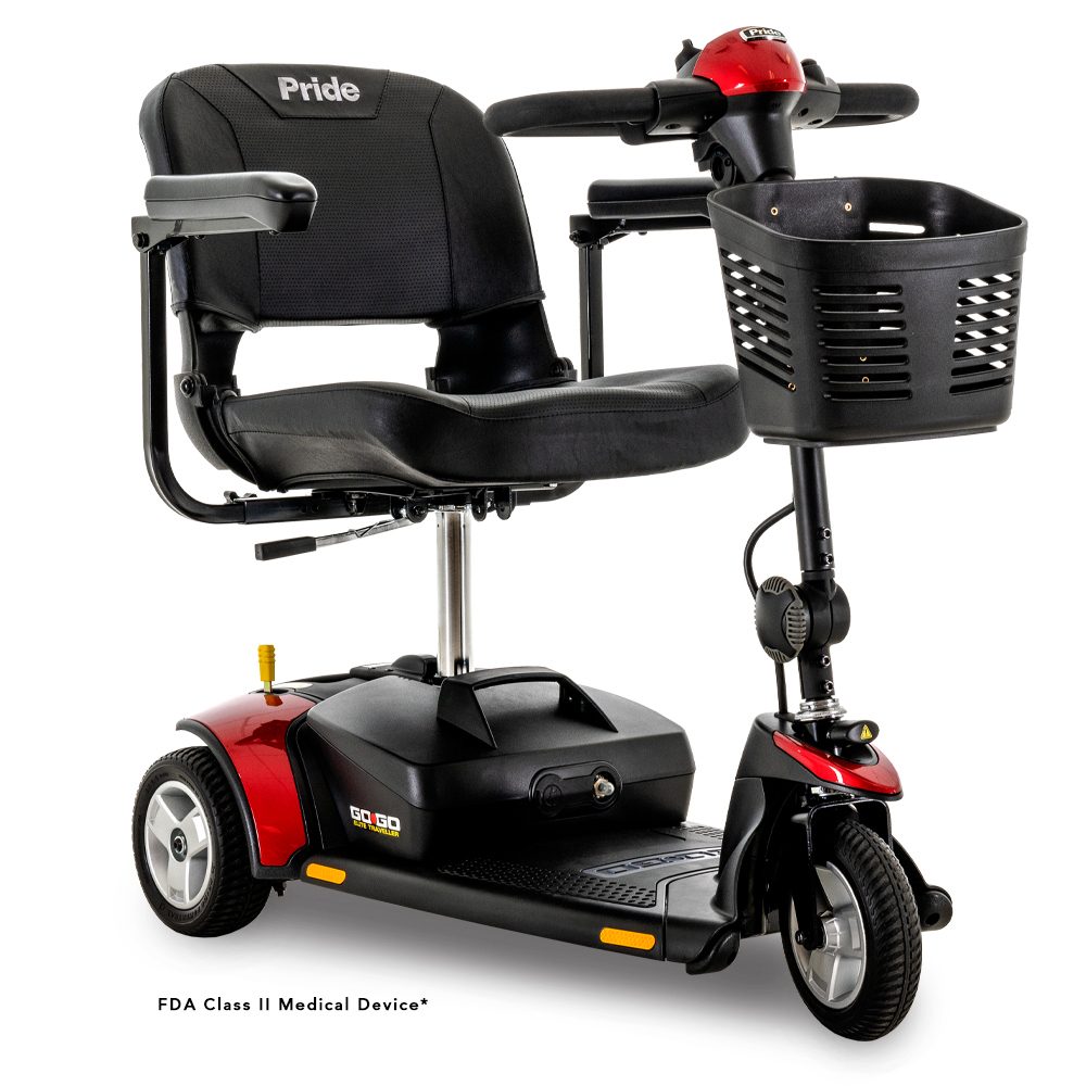 Pride Go-Go® Elite Traveller 3-Wheel Scooter - Image 4