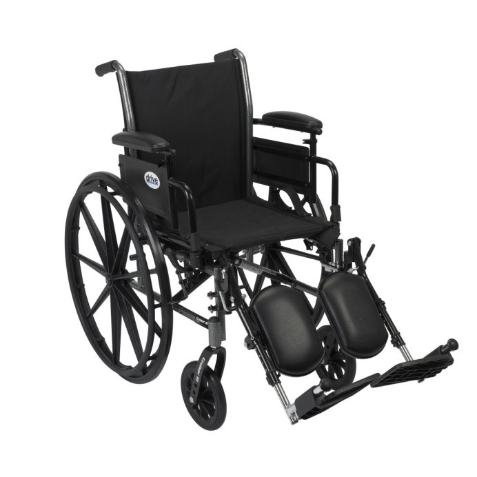 Drive Cruiser III Light Weight Wheelchair with Flip Back Removable Arms