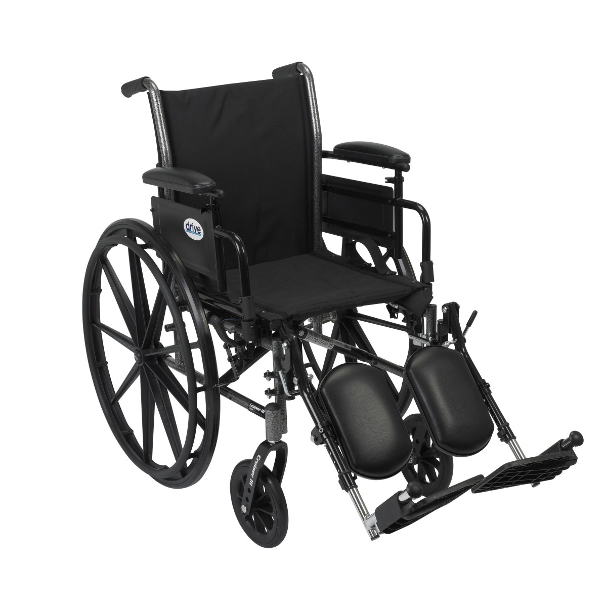Drive Cruiser III Light Weight Wheelchair with Flip Back Removable Arms