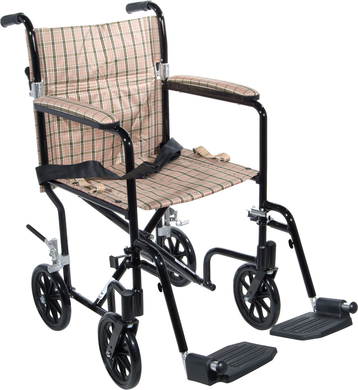 Drive Deluxe 17" Flyweight Lightweight Transport Wheelchair
