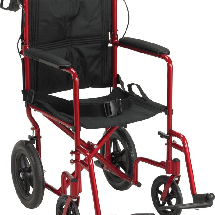 Drive Lightweight Expedition Transport Wheelchair with Hand Brakes