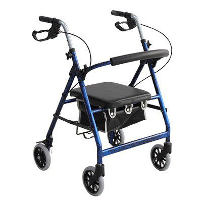 Merits Junior Rollator, 4-Wheeled, Loop Brake, 6" Wheel