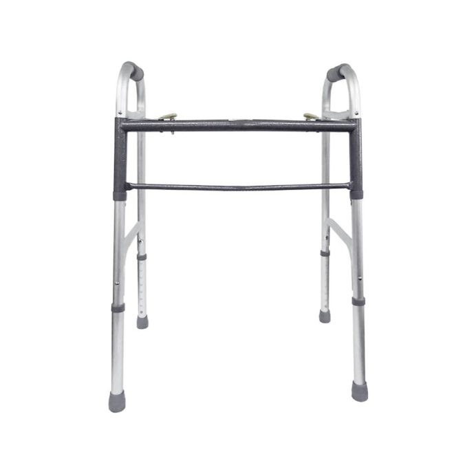 Bariatric Extra Wide Two Button Folding Walker by Rhythm Healthcare