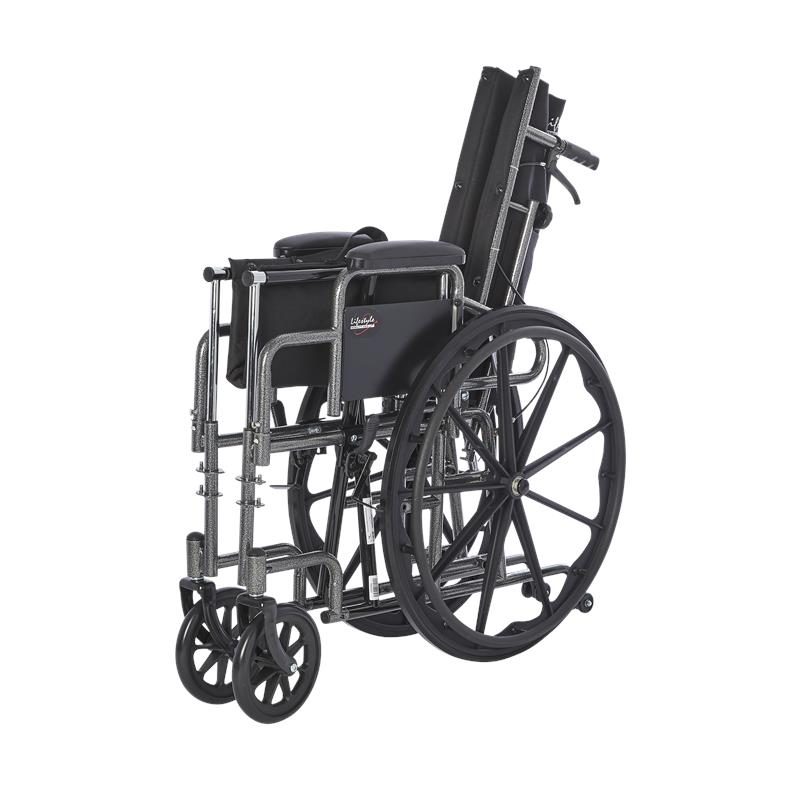 Deluxe Reclining Desk Arm Wheelchair by Rhythm Healthcare