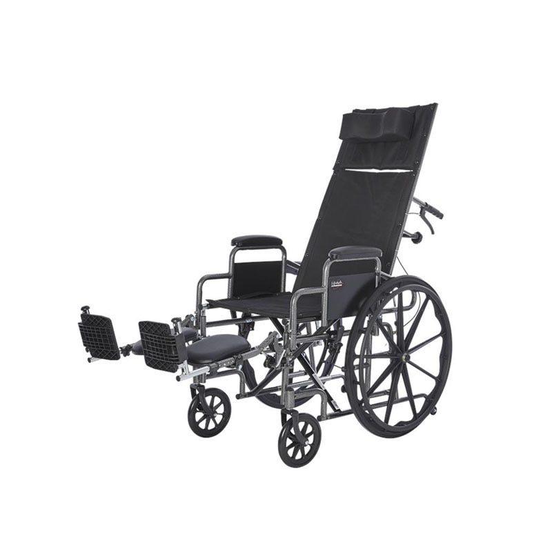 Deluxe Reclining Desk Arm Wheelchair by Rhythm Healthcare