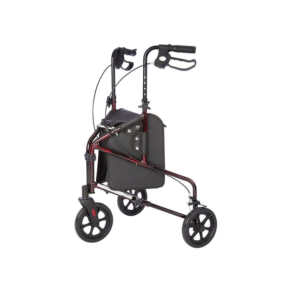 Rally Lite Aluminum 3-Wheel Walker with Tote by Rhythm Healthcare