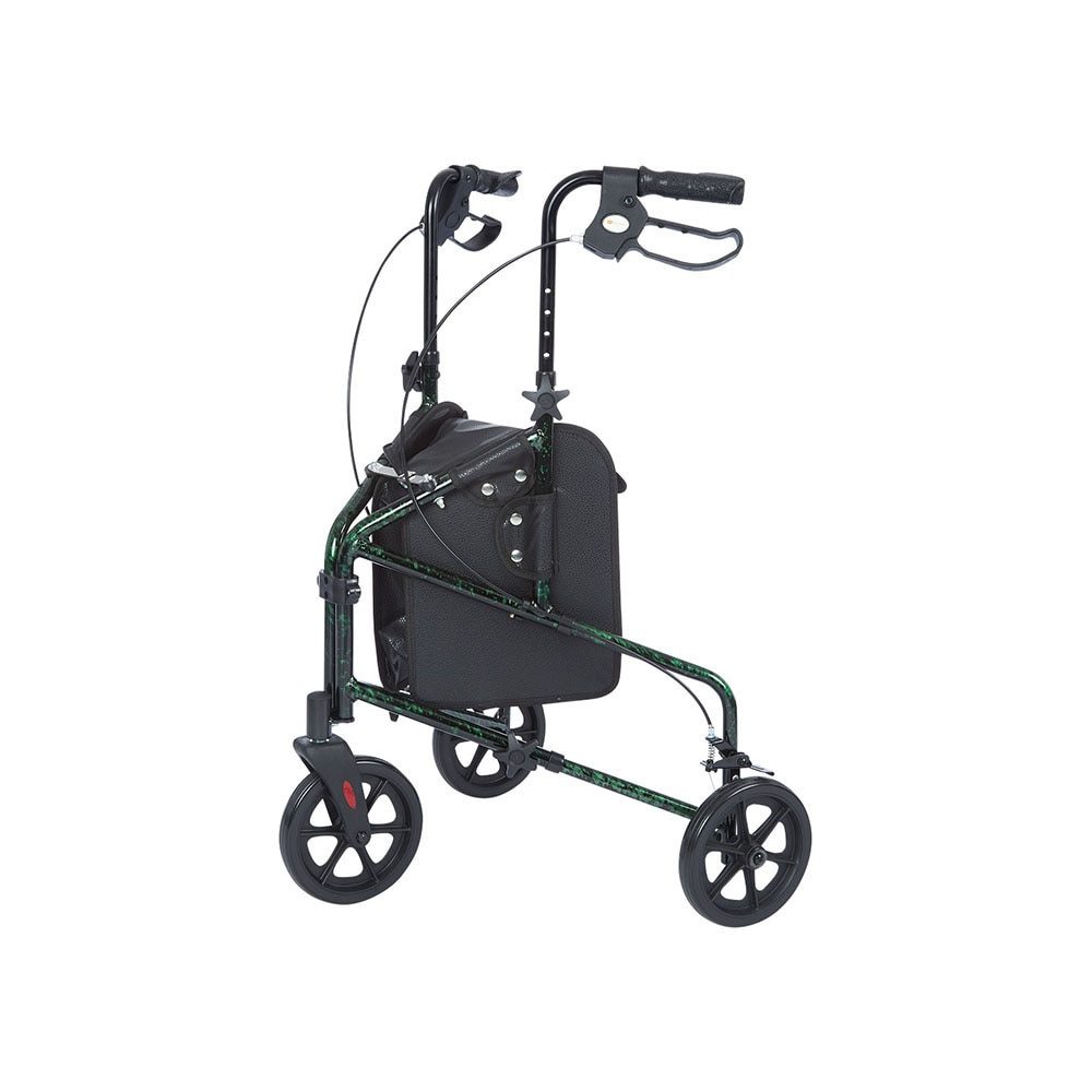 Rally Lite Aluminum 3-Wheel Walker with Tote by Rhythm Healthcare