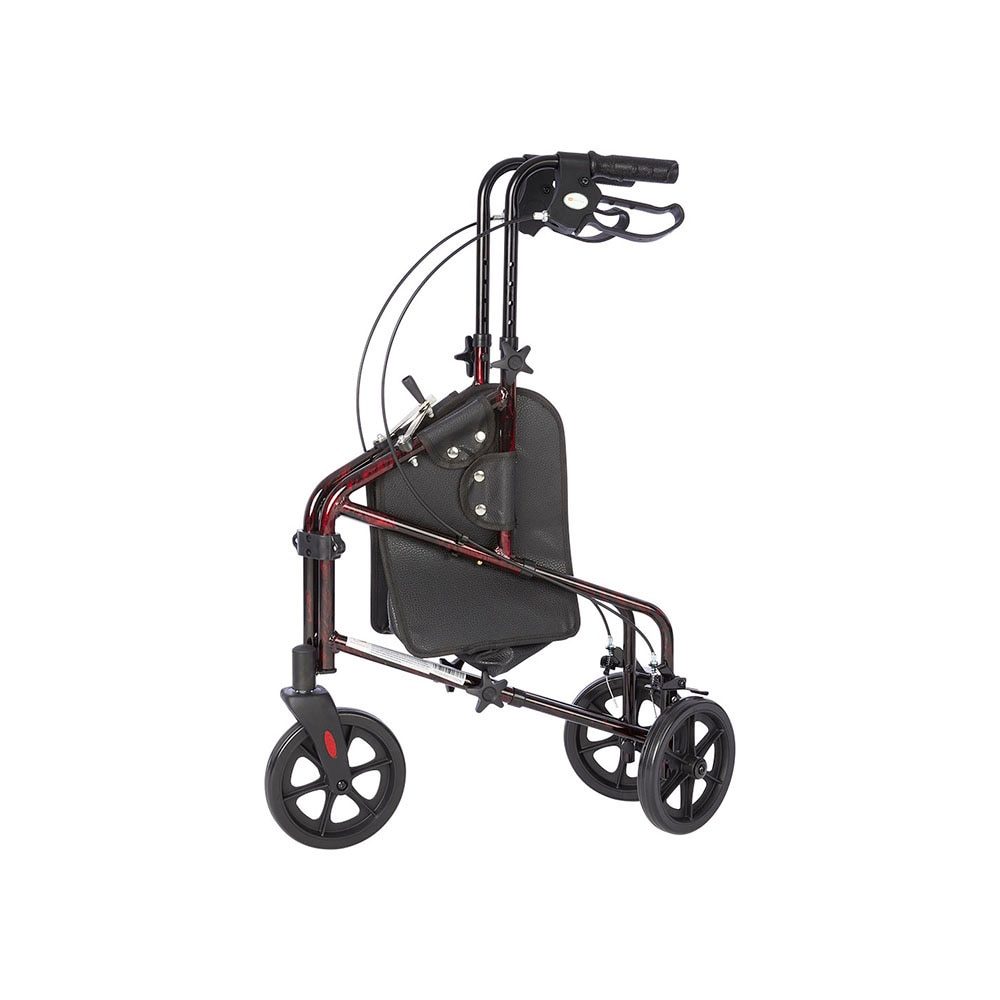 Rally Lite Aluminum 3-Wheel Walker with Tote by Rhythm Healthcare
