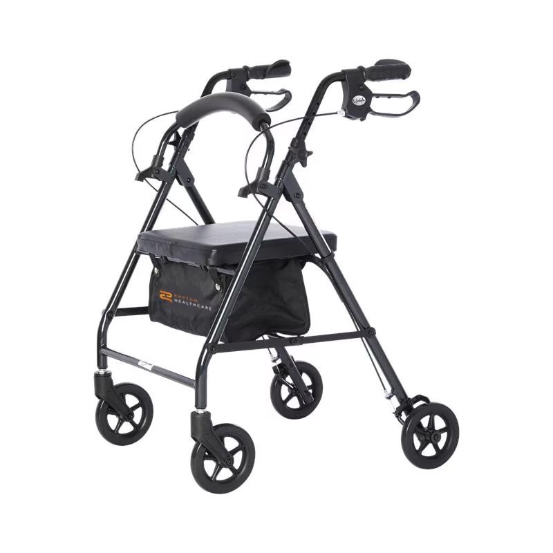 Royal Aluminum 4-Wheel Rollator by Rhythm Healthcare