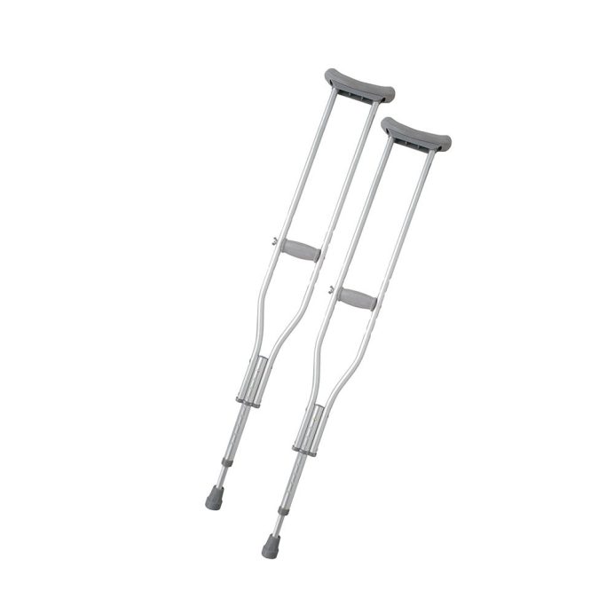 Standard Aluminum Crutches by Rhythm Healthcare
