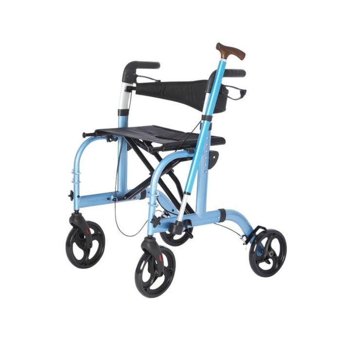 Translator Rollator and Transport Chair 2 in 1 by Rhythm Healthcare