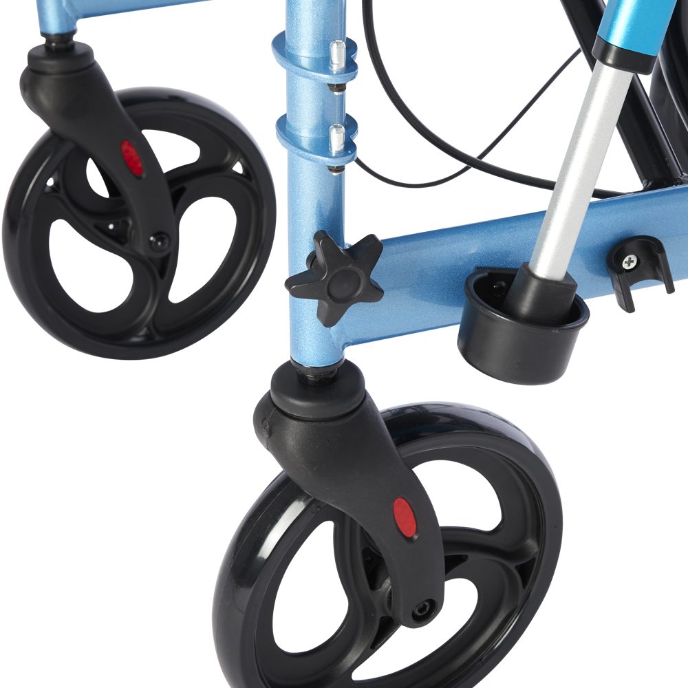 Translator Rollator and Transport Chair 2 in 1 by Rhythm Healthcare