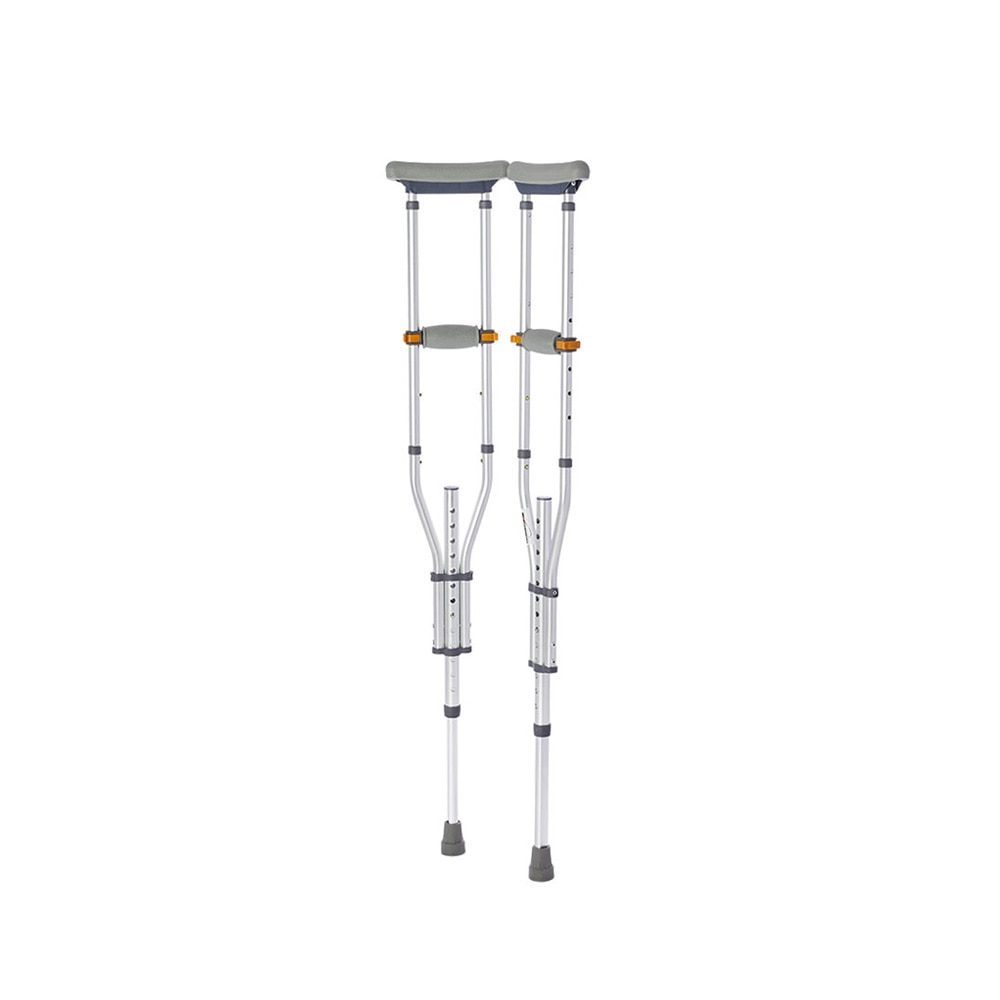 Universal Height Adjustable Crutches, Pair by Rhythm Healthcare